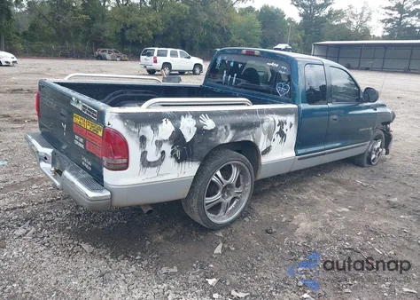 1998 Dodge Dakota Slt/Sport из США, поврежденный, VIN 1B7GL22Y2WS541360